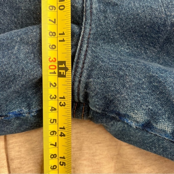 90s Wrangler 14MWG Cowgirl Blue 15x34 Vintage Made in USA Jeans Womens - Picture 6 of 9